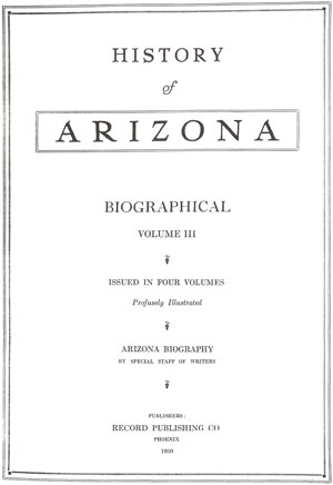 History of Arizona